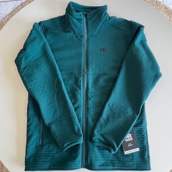 Outdoor Research Men's Vigor Plus Fleece Jacket Treeline size L - Picture 1 of 3